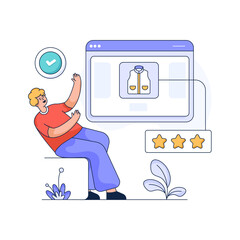 Premium flat illustration of task list 