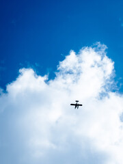 Cloud and plane