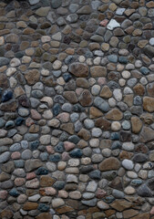 wall made of natural stone