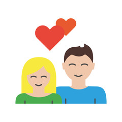 Family, parents colored icon. Simple colored element illustration. Family, parents concept symbol design from family set. Can be used for web and mobile