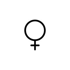 Fototapeta na wymiar Female icon isolated on white background