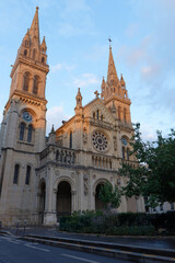 Fototapeta na wymiar Beautiful Saint-Ambroise church located in French capital Paris. France.