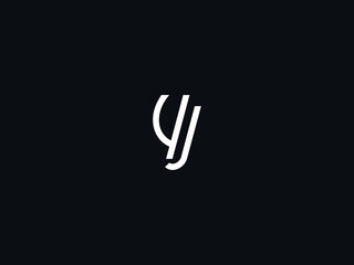 Fototapeta na wymiar Premium YJ Logo Image, Unique Yj y j Logo Letter Vector Art For New Or Old Business
