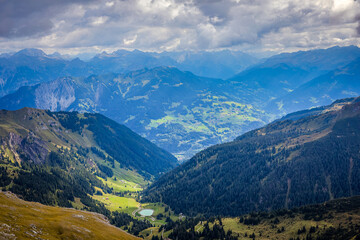 imBlick vom Rätikon, Vorarlberg, Richtung Tirol