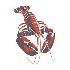 large lobster with large claws