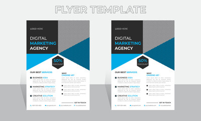 Flyer Design, corporate, business, agency, marketing, flyer, a4, print