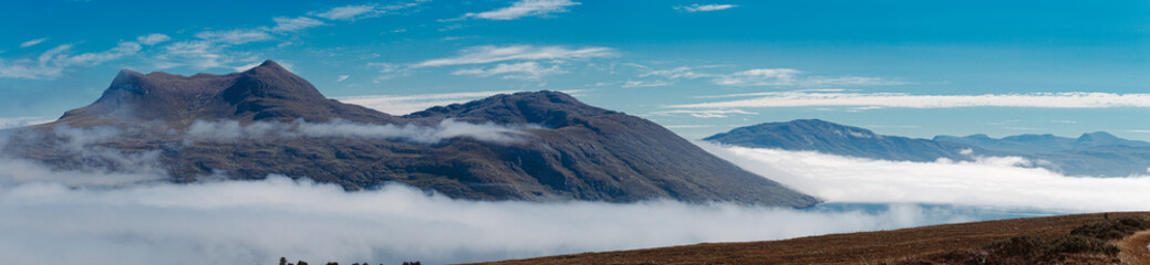 panorama of the mountains