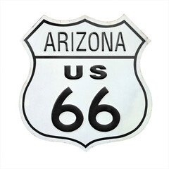 Arizona US 66 road sign