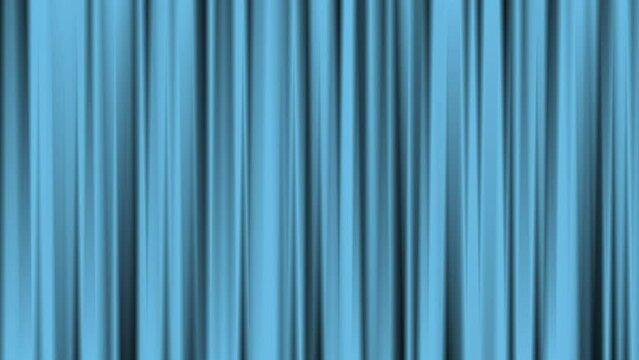 Silk smooth blue color curtain abstract animation background beautiful shiny blue curtain motion 4k.