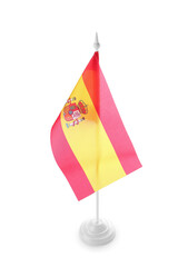 Obraz premium Flag of Spain isolated on white background