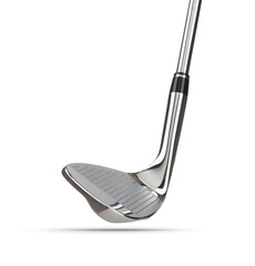 Transparent PNG of Chrome Golf Club Wedge Iron