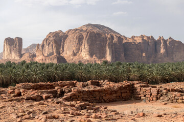 Archaeological site of ancient Lihyanite kingdom Dadan in Al-Ula Saudi Arabia