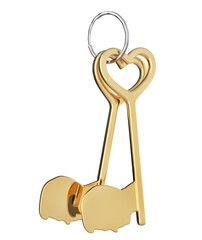 Light bulb in form of head. 3d illustration