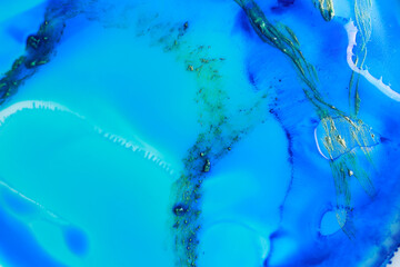 Beautiful abstract ink painting as background, top view