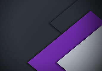 Modern Overlap Dimension Purple Line Bar Background with Copy Space for Text or Message