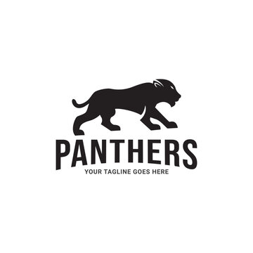 Fearless Panther. Roaring Predator. Roaring Panther. Panther half body. Roaring fang face. Combine with text