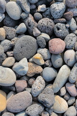 제주도 내도 알작지의 몽돌자갈