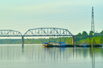 The Ob River at dawn