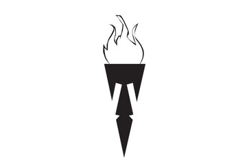 torch silhouette