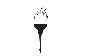 torch silhouette