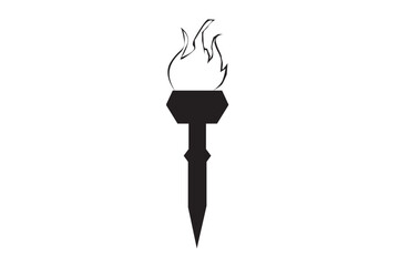 torch silhouette