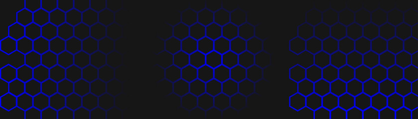 light energy fractal blue lightning hexagon pattern texture art honeycomb glowing electricity neon motion computer futuristic