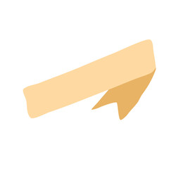 Ribbon banner icon