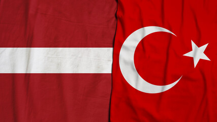Latvia, Republic of Latvia, Turkey Flag, Republic of Turkey