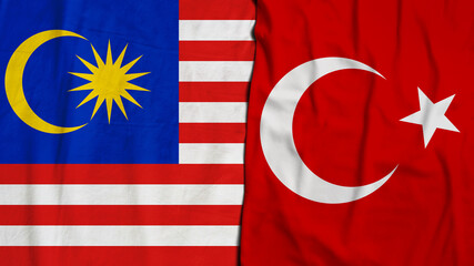 Malaysia, Malaysia Parliamentary Monarchy, Turkey Flag, Republic of Turkey