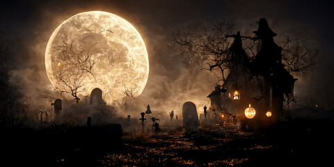 Halloween day eyes of Jack O' Lanterns trick or treating Samhain All Hallows' Eve All Saints' Eve All hallowe'en spooky Horror Ghost Demon background October 31 3Drender