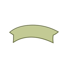 ribbon banner icon