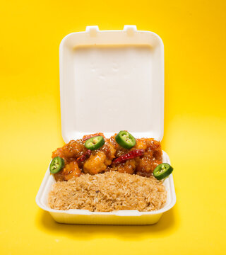 Pollo Agridulce Picante Comida China