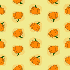 Happy Halloween or pumpkin print pattern seamless. Pumpkin abstract for printing, cutting, and crafts Ideal for mugs, stickers, stencils, web, cover. wall stickers, home decorate and more.
