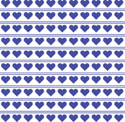 Abstract Heart Shaped And blue Stripes Lined Vector Background Vector heart shaped fabric