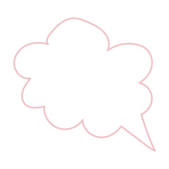 conversation speech bubble doodle