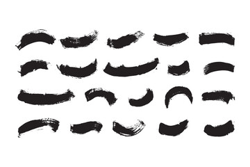 Abstract Brush Stroke Collection