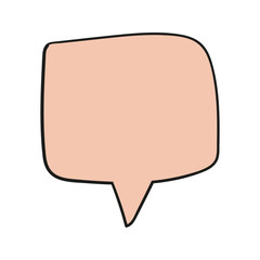 conversation speech bubble doodle