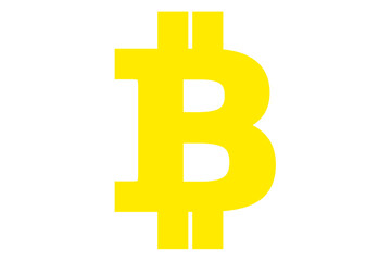 Gold Bitcoin Vector