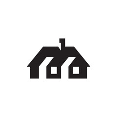 Home industry logo property symbol design illustration. Creative Real Estate Logo Vector. Vintage Warehouse Logo design Inspiration