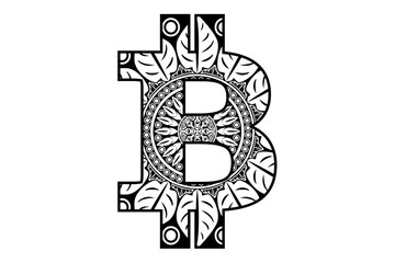 Mandala Bitcoin Vector