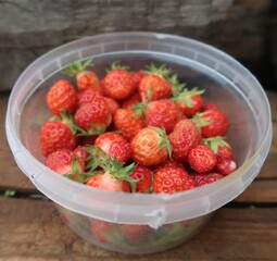 strawberries in a bowl
