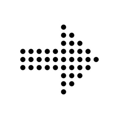 trendy dot arrow geometric