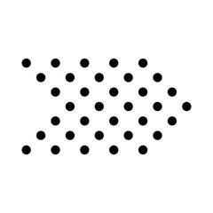 trendy dot arrow geometric
