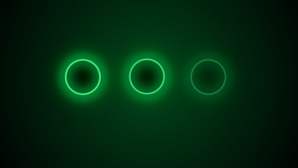 Futuristic high-tech modern loading circle animation