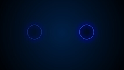 Futuristic high-tech modern loading circle animation