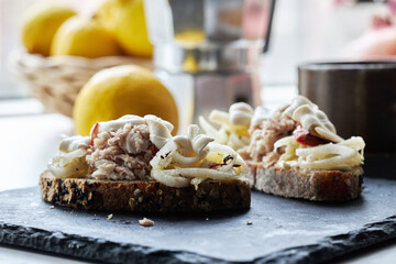 delicious toast for brunch