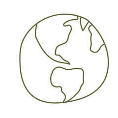 doodle of earth