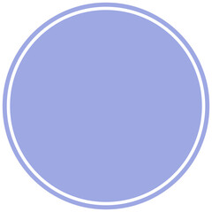 Blue round background for text. Create posts, stories, headlines. Transparent PNG Clipart