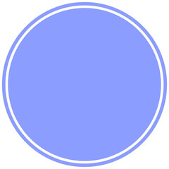 Blue round background for text. Create posts, stories, headlines. Transparent PNG Clipart