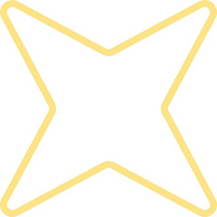 Celebration star sparkle gold contour pattern